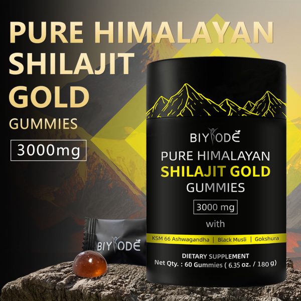 Pure Himalayan Shilajit Gummies | WithAshwagandha, Gokshura & other herbs - Image 3