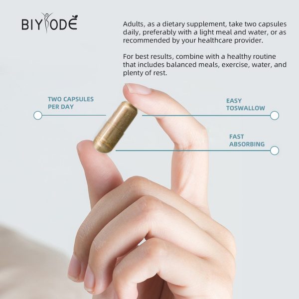 BIYODE -15-Day Cleanse: Gut & Colon Support | Caffeine-Free | Advanced Triple Botanical Formula (Senna, Cascara Sagrada, Psyllium Husk) | Non-GMO | 30 Capsule - Image 5