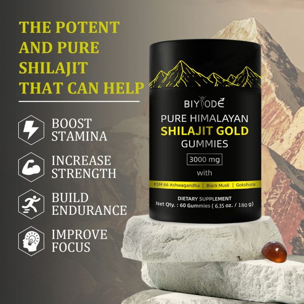 Pure Himalayan Shilajit Gummies | WithAshwagandha, Gokshura & other herbs - Image 6